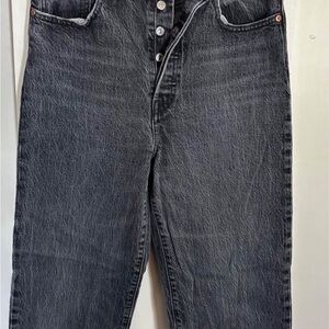 Levi's Charcoal Ribecage Jeans